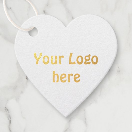 シンプルロゴの追加文字詳細フォイル フェイバータグ (正面)