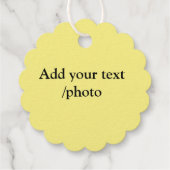 シンプルロゴの追加文字詳細フォイル フェイバータグ (裏面)