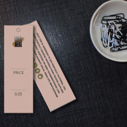 シンプルロゴの追加赤面衣料価格ラベル