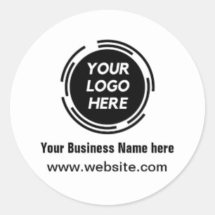 シンプルロゴやデザインを追加するクラシックr ラウンドシール