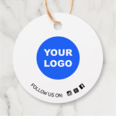 シンプルロゴをソーシャルメディアに追加する フェイバータグ (裏面)