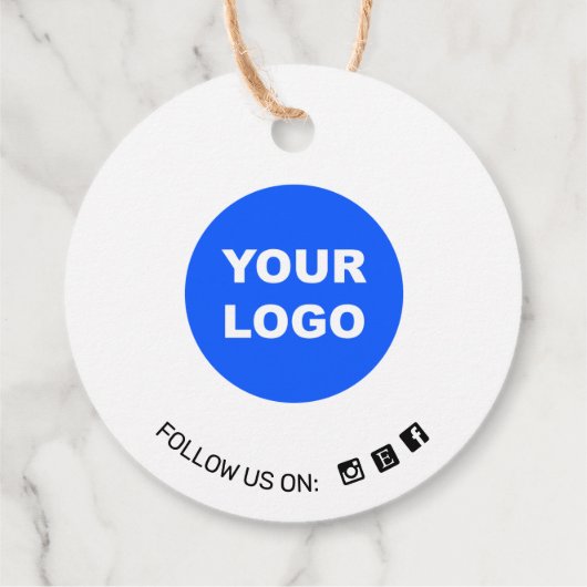 シンプルロゴをソーシャルメディアに追加する フェイバータグ (裏面)