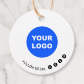 シンプルロゴをソーシャルメディアに追加する フェイバータグ (正面)