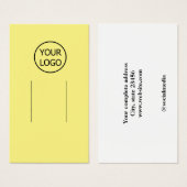 シンプルロゴを追加するカスタムヘアクリップディスプレイ (正面&裏面)