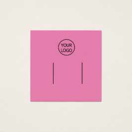 シンプルロゴを追加するカスタムヘアクリップディスプレイ