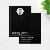 シンプルロゴを追加するキーチェーンディスプレイカード (デスク)