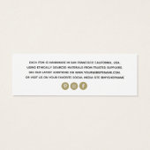 シンプルロゴを追加するホワイトウェア価格ラベル (裏面)