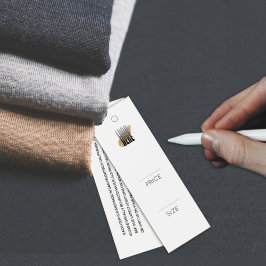 シンプルロゴを追加するホワイトウェア価格ラベル