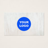 シンプルロゴを追加するホワイトウッド (正面)