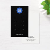 シンプルロゴを追加する複数のイヤリングディスプレイカード (デスク)