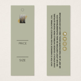 シンプルロゴを追加するSage Green Clothing