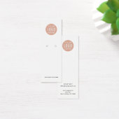 シンプルロゴカスタムイヤリング表示カード (デスク)
