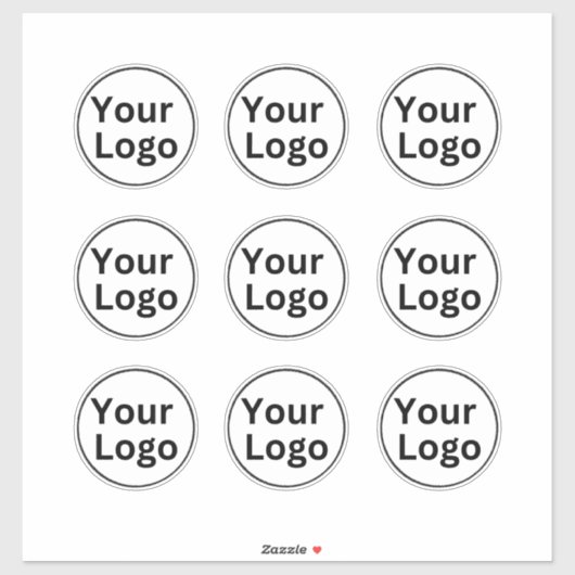 シンプルロゴカスタム付きビニールシール シール (シート)