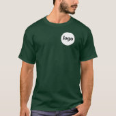 シンプルロゴクラストマーク ビジネスTシャツ Tシャツ (正面)