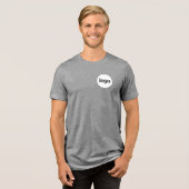 シンプルロゴクレスト販売促進業務 トライブレンドTシャツ (正面全面)