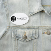 シンプルロゴサービスプロフェッショナルカスタム 名札 (インサイチュ)