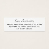 シンプルロゴソーシャルメディア黒衣気にラベル (裏面)