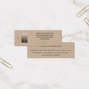 シンプルロゴソーシャルメディアKraft衣料気にラベル