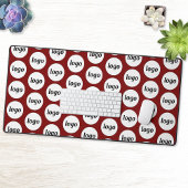 シンプルロゴパターン事業ブランディングプロモーション デスクマット