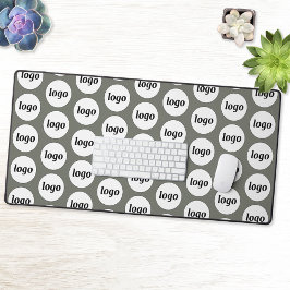 シンプルロゴパターン事業ブランディングプロモーション デスクマット