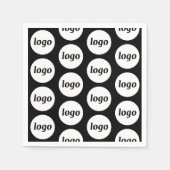 シンプルロゴパターン販売促進業務 スタンダードカクテルナプキン (正面)