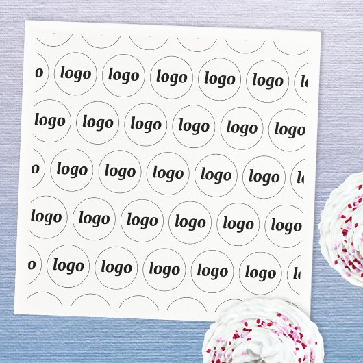 シンプルロゴパターン スタンダードカクテルナプキン