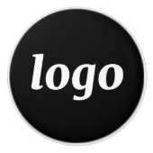 シンプルロゴビジネスの宣伝ブランディング セラミックノブ (正面)