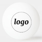 シンプルロゴビジネスの宣伝ブランディング 卓球ボール (裏面)