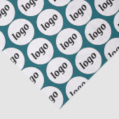 シンプルロゴビジネスパターンティール(緑がかった色)緑 薄葉紙 (詳細)