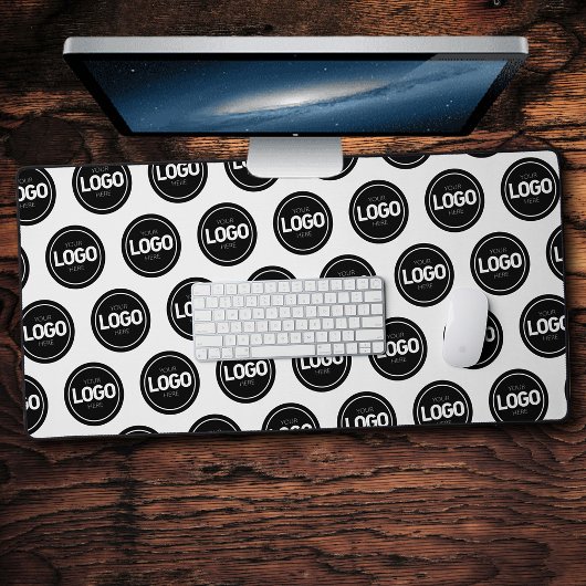 シンプルロゴビジネスパターンデスクマット デスクマット