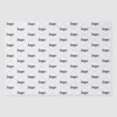 シンプルロゴビジネスパターン赤面ピンク 薄葉紙 (正面)