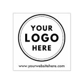 シンプルロゴビジネス会社の包装 ラバースタンプ (インプリント)