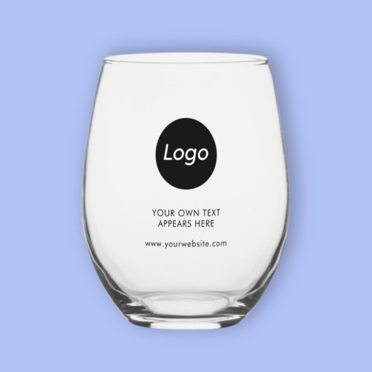 シンプルロゴプロフェッショナル ステムなしワイングラス