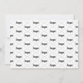 シンプルロゴプロフェッショナル ノートカード (裏面)