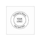 シンプルロゴミニマルビジネスの追加カスタム方法 ラバースタンプ (インプリント)