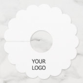 シンプルロゴミニマルビジネスの追加カスタム方法 ワイングラスタグ (裏面)