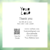 シンプルロゴミニマル/デザインの追加文字Q R ウィンドウサイン (シート3)