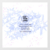 シンプルロゴミニマル/デザインをここに追加文字名 ウィンドウサイン (シート)