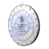 シンプルロゴミニマル/デザインをここに追加文字名 ダーツボード (正面右)