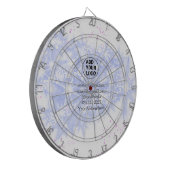 シンプルロゴミニマル/デザインをここに追加文字名 ダーツボード (正面左)