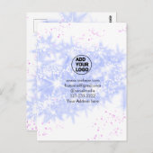 シンプルロゴミニマル/デザインをここに追加文字名 ポストカード (正面/裏面)