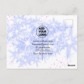 シンプルロゴミニマル/デザインをここに追加文字名 ポストカード (裏面)