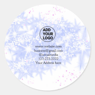 シンプルロゴミニマル/デザインをここに追加文字名 ラウンドシール