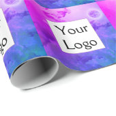 シンプルロゴミニマル/デザインをここに追加文字 ラッピングペーパー (ロールコーナー)