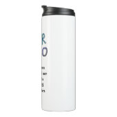 シンプルロゴミニマル/デザインをここに追加文字pos タンブラー (回転右)