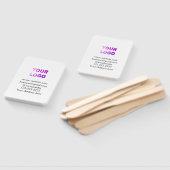 シンプルロゴミニマル/デザインをここに追加文字pos ハンドファン (組立なし)