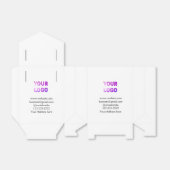 シンプルロゴミニマル/デザインをここに追加文字pos フェイバーボックス (折り畳みなし)