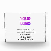 シンプルロゴミニマル/デザインをここに追加文字pos フォトブロック (正面)