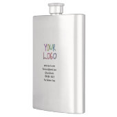 シンプルロゴミニマル/デザインをここに追加文字pos フラスク (左)