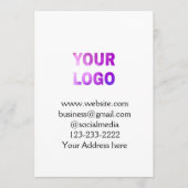 シンプルロゴミニマル/デザインをここに追加文字pos プログラム (正面)